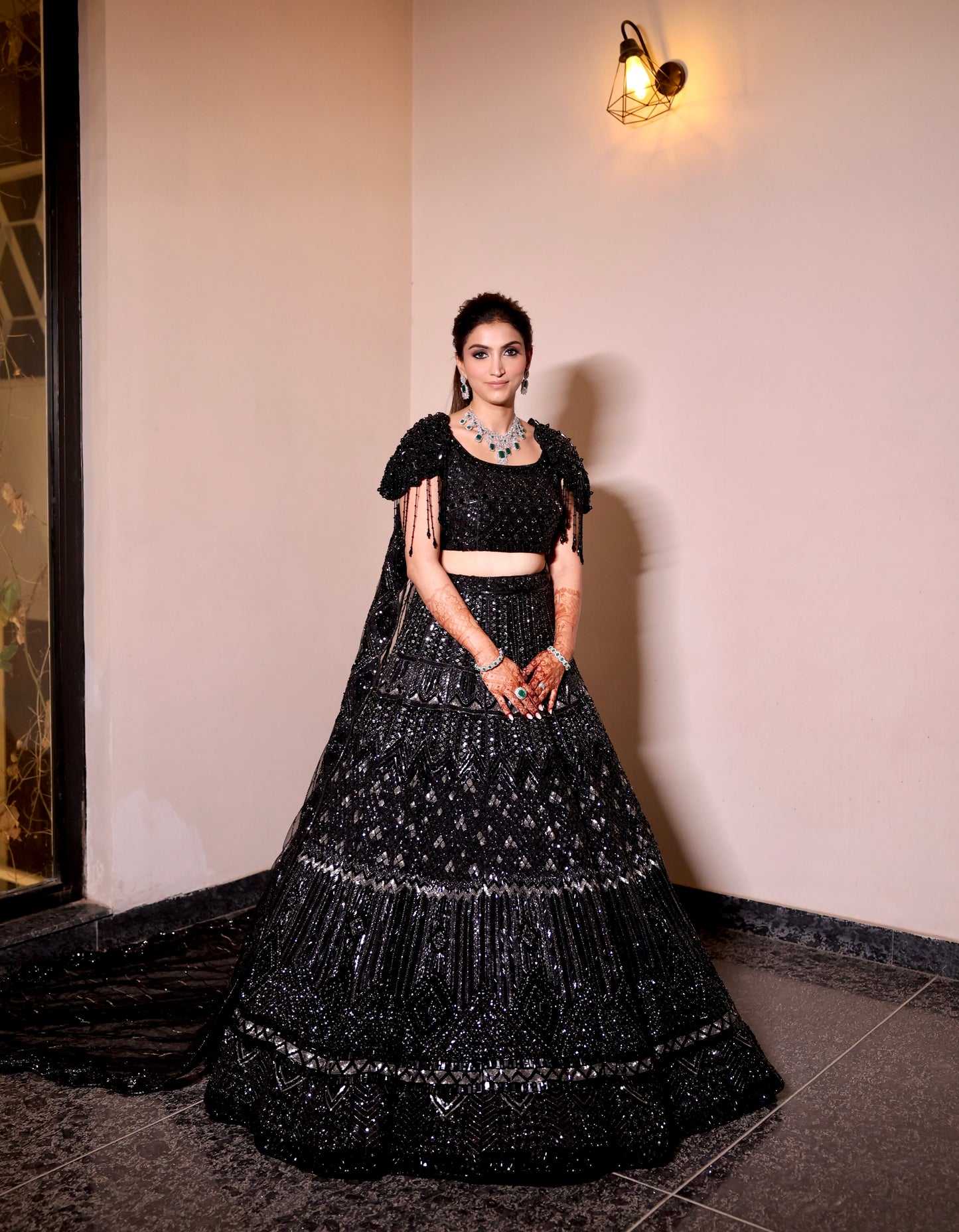 Noire Elegance Empress Lehenga
