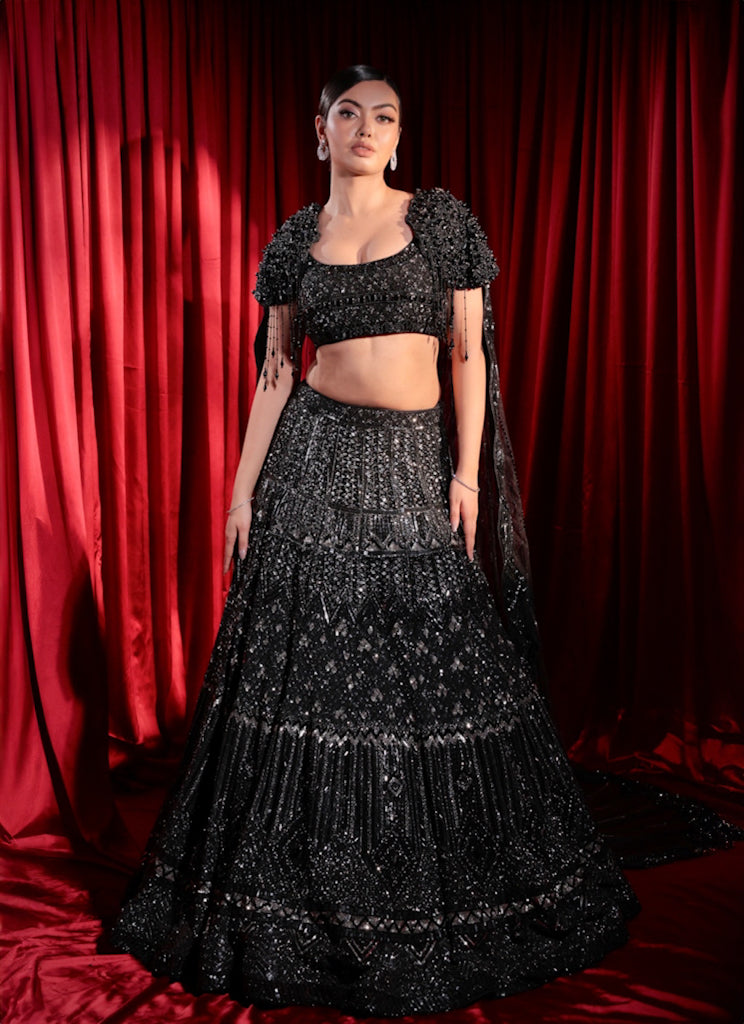 Noire Elegance Empress Lehenga