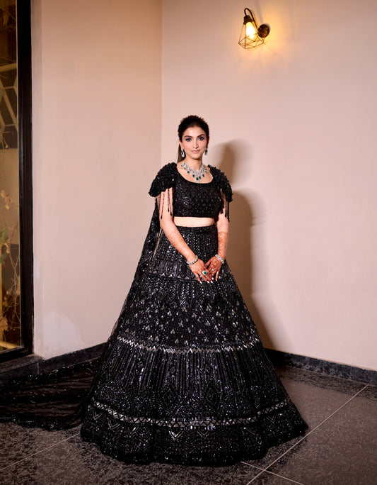 Noire Elegance Empress Lehenga