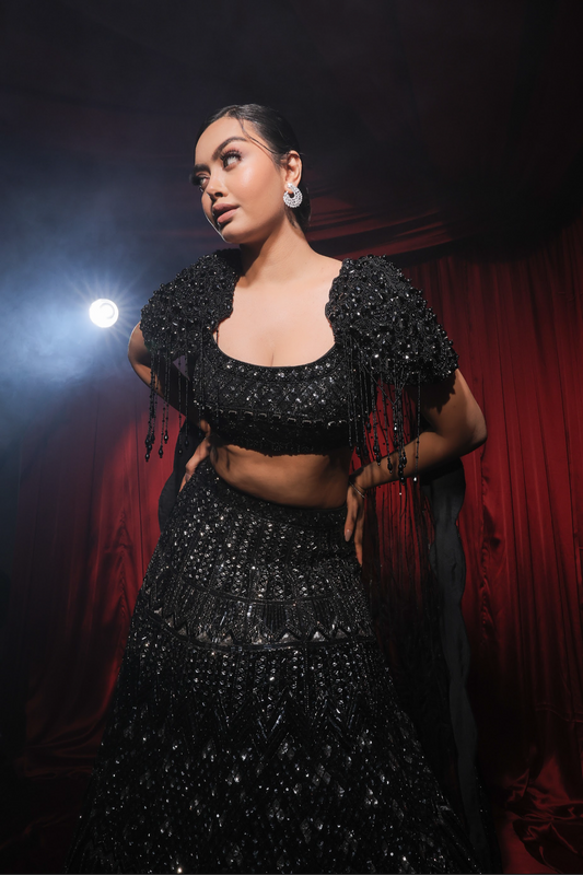Noire Elegance Empress Lehenga